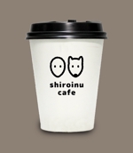 bruna (ikesyou)さんの犬連れでも入れるカフェ「shiroinu cafe」のロゴへの提案