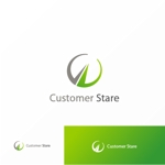 Jelly (Jelly)さんの中堅・中小企業向けのシステム監視サービス「CustomerStare」（サービス名）のロゴへの提案