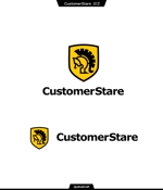 queuecat (queuecat)さんの中堅・中小企業向けのシステム監視サービス「CustomerStare」（サービス名）のロゴへの提案