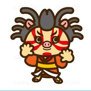 THE_watanabakery (the_watanabakery)さんのラーメン屋「三十郎」　ロゴ（豚歌舞伎）への提案