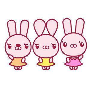 kikutsu (kikutsu)さんの新規開業する耳鼻科のクリニックの「うさぎの三姉妹」のキャラクターデザインへの提案