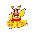 Miyagino (Miyagino)さんのラーメン屋「三十郎」　ロゴ（豚歌舞伎）への提案