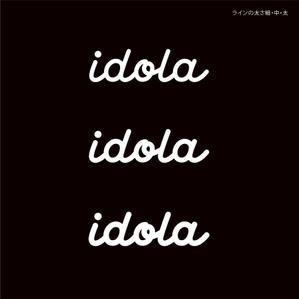 forever (Doing1248)さんのギャラリー運営会社「idola」のロゴへの提案