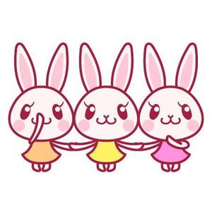 kikutsu (kikutsu)さんの新規開業する耳鼻科のクリニックの「うさぎの三姉妹」のキャラクターデザインへの提案