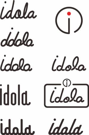 Sai ()さんのギャラリー運営会社「idola」のロゴへの提案