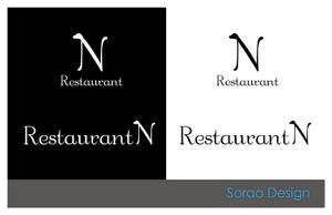 s-design (sorao-1)さんの新規オープン予定 ドッグラン併設レストラン「Restaurant N」の店舗ロゴの製作を御願いしますへの提案