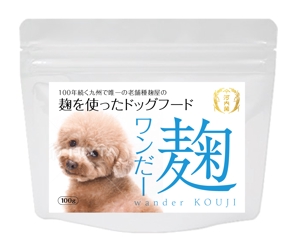 takumikudou0103 (takumikudou0103)さんの【新商品】麹菌を使った犬用、猫用ペットフードのパッケージのデザインへの提案
