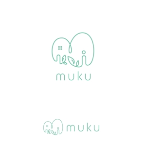 marutsuki (marutsuki)さんの自然素材を使った新規住宅事業「MUKU」のロゴへの提案