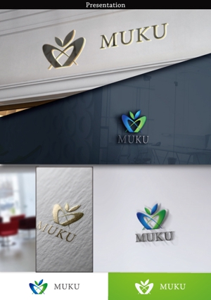 hayate_design (hayate_desgn)さんの自然素材を使った新規住宅事業「MUKU」のロゴへの提案