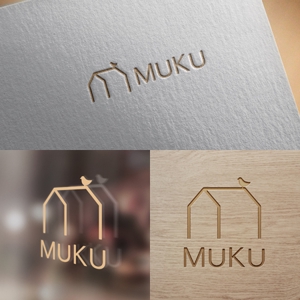 DeiReiデザイン (DeiRei)さんの自然素材を使った新規住宅事業「MUKU」のロゴへの提案