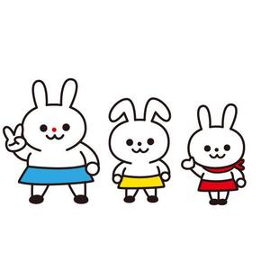 fumtoy (fumtoy)さんの新規開業する耳鼻科のクリニックの「うさぎの三姉妹」のキャラクターデザインへの提案