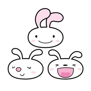 anchor (anc_design)さんの新規開業する耳鼻科のクリニックの「うさぎの三姉妹」のキャラクターデザインへの提案