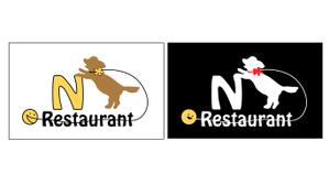 29cats (ccomengyi)さんの新規オープン予定 ドッグラン併設レストラン「Restaurant N」の店舗ロゴの製作を御願いしますへの提案