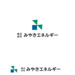 P Design (DesignStudio)さんの地域電力会社「株式会社みやきエネルギー」の企業ロゴへの提案