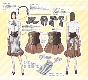 望月 (mochi28)さんのコンセプトカフェのコスチュームデザインへの提案