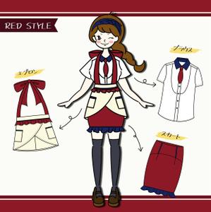 水谷桃子 (momoko-f)さんのコンセプトカフェのコスチュームデザインへの提案
