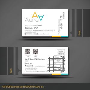 ART BOB (BOB-Workshop)さんのカラオケ、ダーツBarの名刺作成への提案