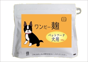 keiji_rabbit (keijisaka)さんの【新商品】麹菌を使った犬用、猫用ペットフードのパッケージのデザインへの提案