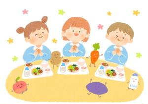 めんたらこ (mentarako_illust)さんの園紹介「栄養満点の給食で免疫力アップ！」のおしゃれなイラストへの提案