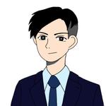 uyauya (uyauya67)さんのカッコいい（男らしい）社長のイラストへの提案