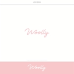 DeeDeeGraphics (DeeDeeGraphics)さんの50代女性のためのセレクトショップ「Woolly」のロゴへの提案