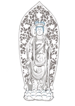 むどら (YukoYamakawa)さんの寺院の御朱印のキャラクターへの提案