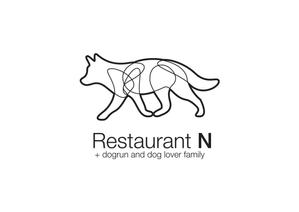 角田ひろし (Hiroshi_Tsunoda)さんの新規オープン予定 ドッグラン併設レストラン「Restaurant N」の店舗ロゴの製作を御願いしますへの提案