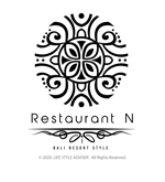 Kang Won-jun (laphrodite1223)さんの新規オープン予定 ドッグラン併設レストラン「Restaurant N」の店舗ロゴの製作を御願いしますへの提案