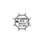 P Design (DesignStudio)さんのキャンプ場「OutdoorFunキャンプフィールド」ロゴとロゴマークの一体化したものへの提案