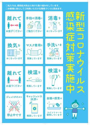 Chappy (chappy02)さんの【最大3件当選】感染症対策ポスターデザインへの提案