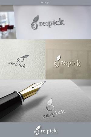 coco design (tomotin)さんのインナーケアブランド　「re:pick」　のロゴへの提案