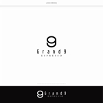 DeeDeeGraphics (DeeDeeGraphics)さんの新規出店のカフェ「Grand9 ESPRESSO」の店舗ロゴ及びロゴマーク（商標登録予定なし）への提案