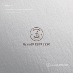 doremi (doremidesign)さんの新規出店のカフェ「Grand9 ESPRESSO」の店舗ロゴ及びロゴマーク（商標登録予定なし）への提案