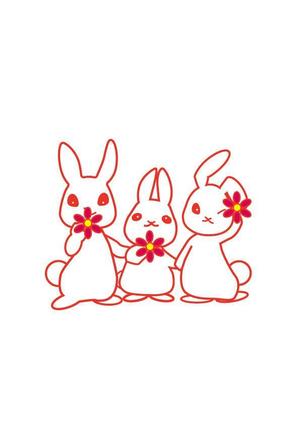 nako (nako_watashinohitujichan1)さんの新規開業する耳鼻科のクリニックの「うさぎの三姉妹」のキャラクターデザインへの提案
