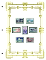 佐々木慶介 (keisuke_sasaki)さんの切手帳のリーフを飾るアール・ヌーヴォーな飾り罫への提案