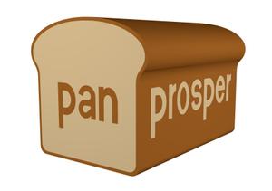 合同会社NEXT DESIGN (yoshidamichio)さんのパン屋「pan prosper」のロゴへの提案