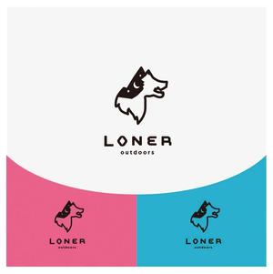 tori (kuri_kuri)さんの新規アウトドアブランド『LONER』のロゴ作成依頼への提案