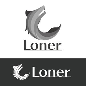 鹿歩 (yuanami)さんの新規アウトドアブランド『LONER』のロゴ作成依頼への提案