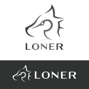 鹿歩 (yuanami)さんの新規アウトドアブランド『LONER』のロゴ作成依頼への提案