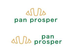 tukasagumiさんのパン屋「pan prosper」のロゴへの提案