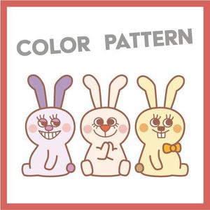 MGM.Design (mgm-o)さんの新規開業する耳鼻科のクリニックの「うさぎの三姉妹」のキャラクターデザインへの提案