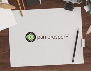株式会社こもれび (komorebi-lc)さんのパン屋「pan prosper」のロゴへの提案