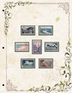 KOHana_DESIGN (diesel27)さんの切手帳のリーフを飾るアール・ヌーヴォーな飾り罫への提案