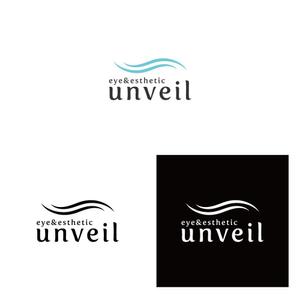 BUTTER GRAPHICS (tsukasa110)さんのeye＆esthetic「unveil」アンベールの文字及びロゴと株式会社プレジールの文字及びロゴへの提案