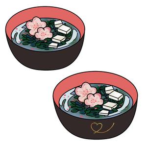Zaikaさんの海苔の入ったお吸い物のイラストへの提案