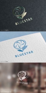 mogu ai (moguai)さんの障害福祉サービス事業「BLUESTAR」のロゴ作成依頼への提案