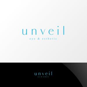 Nyankichi.com (Nyankichi_com)さんのeye＆esthetic「unveil」アンベールの文字及びロゴと株式会社プレジールの文字及びロゴへの提案