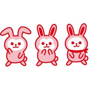 fumtoy (fumtoy)さんの新規開業する耳鼻科のクリニックの「うさぎの三姉妹」のキャラクターデザインへの提案