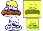 Twins Pen (bluepencil)さんのパン屋「pan prosper」のロゴへの提案