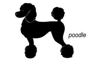 mew mew (hokidamew)さんの有名な犬種の顔もあるリアルなシルエット　への提案